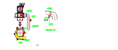 O-Sepa選粉機(jī)應(yīng)用已有多年歷史，傳統(tǒng)工藝選粉機(jī)用風(fēng)多為含塵氣流，通常磨機(jī)通風(fēng)和其它設(shè)備的收塵用風(fēng)接入選粉機(jī)的一次風(fēng)口或二、三次風(fēng)口，含塵氣流的接入，增加了選粉機(jī)的喂料濃度，對(duì)選粉機(jī)的分選效率造成了一定的影響。同時(shí)，由于設(shè)計(jì)或安裝時(shí)管道布置不合理，使得選粉機(jī)風(fēng)道中（導(dǎo)風(fēng)葉片和渦殼之間）易積灰，造成了選粉空間縮小，風(fēng)力場(chǎng)達(dá)不到均勻穩(wěn)定的狀態(tài)，對(duì)選粉機(jī)的性能影響更大。筆者從事多年的選粉機(jī)調(diào)試工作，解決了多種風(fēng)道積灰情況，下面介紹幾例。 例一：最常見(jiàn)的傳統(tǒng)工藝為磨尾拔風(fēng)管接入選粉機(jī)一次風(fēng)口，在拔風(fēng)管道上設(shè)有補(bǔ)風(fēng)閥，以調(diào)節(jié)磨內(nèi)用風(fēng)量。（見(jiàn)圖1）此種布置在一次風(fēng)道從進(jìn)口處喇叭口開(kāi)始一直到二次風(fēng)口風(fēng)道內(nèi)積灰，積灰高度可達(dá)500mm甚至更高。此種解決方法可在進(jìn)風(fēng)喇叭口下方擴(kuò)大處改加一補(bǔ)風(fēng)口，將原拔風(fēng)管中補(bǔ)風(fēng)口關(guān)閉。補(bǔ)風(fēng)口設(shè)計(jì)大小要進(jìn)行計(jì)算。計(jì)算原則為風(fēng)量平衡原則，即選粉機(jī)一次風(fēng)道中總進(jìn)風(fēng)量保持不變，拔風(fēng)管道中的風(fēng)量為磨機(jī)所需風(fēng)量，余為補(bǔ)風(fēng)口處補(bǔ)充風(fēng)量。設(shè)計(jì)風(fēng)速安拔風(fēng)管道中為16～18m/s，補(bǔ)風(fēng)口處按20～23m/s計(jì)算。例如O-Sepa3000選粉機(jī)用于φ3.8×13m聯(lián)合擠壓圈流粉磨系統(tǒng)中時(shí)，磨內(nèi)通風(fēng)需50000m3/h左右，而選粉機(jī)一次風(fēng)需3000×60×67.5%=121500m3/h (一次風(fēng)占總用風(fēng)量67.5%).此時(shí)補(bǔ)風(fēng)口需風(fēng)量為70000m3/h.一次風(fēng)口進(jìn)風(fēng)面積為1.700×1.100=1.87m2, 補(bǔ)風(fēng)口處面積需要0.92m2,補(bǔ)風(fēng)口高度可設(shè)為840mm左右。補(bǔ)風(fēng)口處需設(shè)簡(jiǎn)易調(diào)風(fēng)閥，同時(shí)也在拔風(fēng)管道中增設(shè)調(diào)風(fēng)閥。運(yùn)行中根據(jù)磨尾拔風(fēng)管壓力、磨內(nèi)物料流速等實(shí)際情況對(duì)調(diào)風(fēng)閥進(jìn)行適當(dāng)調(diào)節(jié)。 例二：布置形式見(jiàn)圖2,磨尾拔風(fēng)管直接入選粉機(jī)一次風(fēng)口下方,補(bǔ)風(fēng)口在一次風(fēng)口上方。此種解決方法可在拔風(fēng)管道前方的一次風(fēng)口處下部?jī)蓚?cè)面開(kāi)矩形口，接兩矩形管道。將原補(bǔ)風(fēng)口關(guān)閉，使磨尾拔風(fēng)管的風(fēng)從上部進(jìn)入選粉機(jī)。矩形口的大小同樣按風(fēng)量平衡原則進(jìn)行設(shè)計(jì)計(jì)算。為減少磨尾拔風(fēng)管到矩形口處的積灰，可在此之間加焊一斜擋板。 例三；其它還有在二次風(fēng)管中接入其它收塵點(diǎn)的，如提升機(jī)等輔機(jī)或輸送帶處散點(diǎn)揚(yáng)塵等，接入時(shí)接入位置不合理，如將接口位于下半部也會(huì)引起二次風(fēng)道積灰。此類解決方法只需將其改在上半部即可，同樣管道面積要注意計(jì)算。 結(jié)語(yǔ)：風(fēng)道設(shè)計(jì)必須要科學(xué)合理，要特別注意含塵氣流對(duì)流場(chǎng)的影響。風(fēng)道內(nèi)流速的設(shè)計(jì)要考慮壓力的變化。